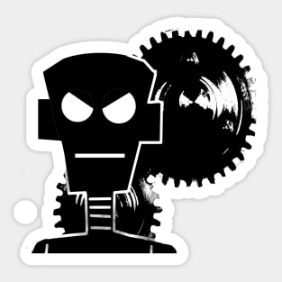 Angry Robot Sticker